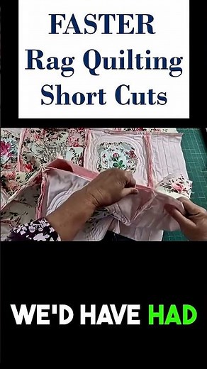 How I Make Rag Quilts Faster Than Ever! #shorts | Lea Louise Quilts Tutorial