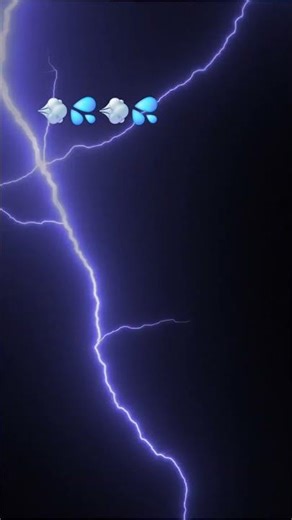 Thunder & Lightning Storm⛈️| Real Rain SoundEffects|Nature Thunder VideoHD#thunderstorm #viralshort