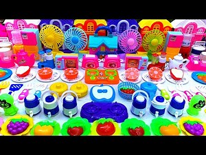 7:46 Minutes Satisfying With Unboxing Hello Kitty Kitchen Set | Cutee Tiny Mini ASMR kitchen set