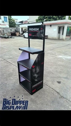 Maximizing Space with a Motor Oil Display Rack