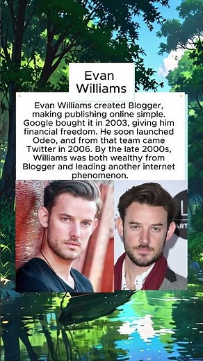 💰 2003 · Evan Williams — Google buys Blogger
