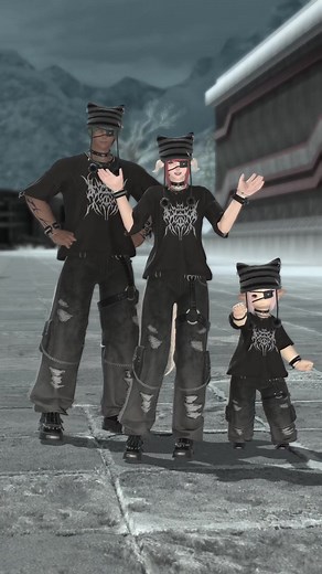 アルタナティヴ・コスチュームセット🐈‍⬛🖤 Alternative Attire🐈‍⬛🖤 #ファイナルファンタジーXIV #FF14 #FFXIV