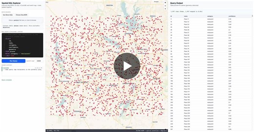 GIS Students: Interactive SQL Explorer with GeoJSON | Kyle Walker posted on the topic | LinkedIn