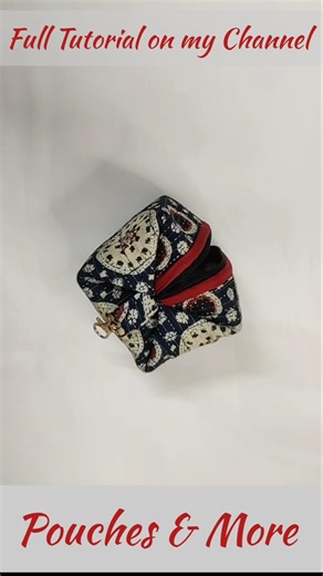 Cute Box Pouch Sewing #diy #youtubeshorts #handmade