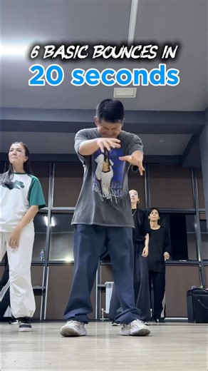 6 BASIC BOUNCES OF HIP-HOP #hiphopdance #tutorial #dancechallenge #dancetutorial