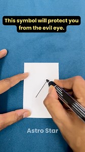 This sumbol will protect you from the evil eye. #astrology #vastu #fbreels #trendingreels | Astro Star