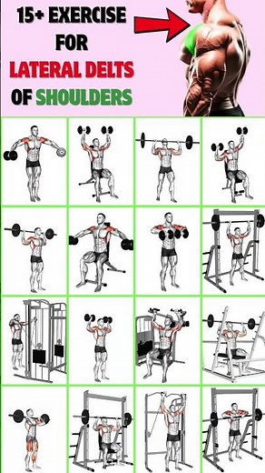 What Are The BEST Exercises For LATERAL Deltoid Muscle Growth? #exercise #workout #Shoulder
