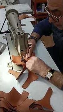 Flota Stitching on Single-Monk Strap Upper | Flat-Bed PFAFF Sewing Machine