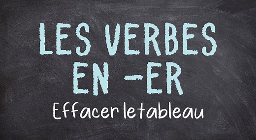 Les verbes en -er au présent – France Podcasts