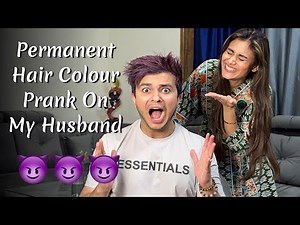 Hair Colour Prank on Husband | Funny Prank Videos 2023 | Tanshi Vlogs