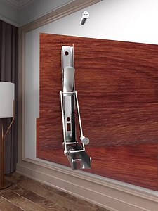 Folding Shelf Brackets 2 Pack,Molaxhome Multi Size Stainless Steel Collapsible Shelf Bracket,Wall Mounted for Table Work Bench Bracket,Space Saving Brackets(Plank not Included) (Black, 16 Inch)