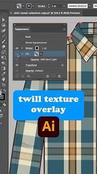 Twill Texture Overlay Illustrator Pattern #illustrator #patterndesign
