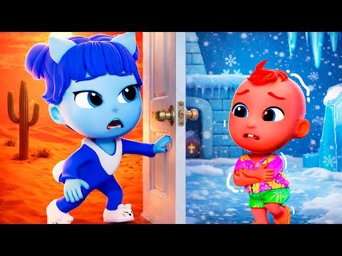 Hot vs Cold Challenge | Safety Rules for Kids | Tinytots Nursery Rhymes & Kids Songs