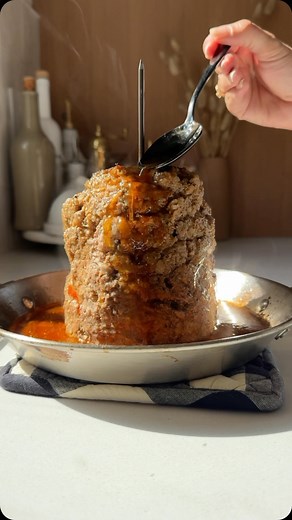 Maria Koutsogiannis 🇬🇷 Greek Food Blogger on Instagram: "Authentic Greek Gyro Meat is easy to make at home without the giant rotisserie and the hours of cooking!! Welcome Back to Episode 80 of All Things 🇬🇷Greek! It’s perfect for meal prep, enjoying in gyro pita, with french fries, in salads or even sandwiches! Be sure to follow 👩🏻‍🍳🔪 @foodbymaria 🔪👩🏻‍🍳 so you never miss a delicious, easy Traditional Greek recipe! 👩🏻‍🍳 🍋Comment “recipe” below if you want the recipe for this Greek