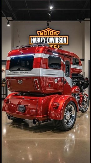 New 2026 Harley Davidson RV Camper Trike Finally Revealed 😱 | Luxury Bike + RV Combo!