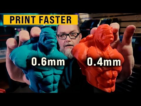 3D Printer: How to Boost Speed Without Losing Quality | 0.4mm vs. 0.6mm Nozzle