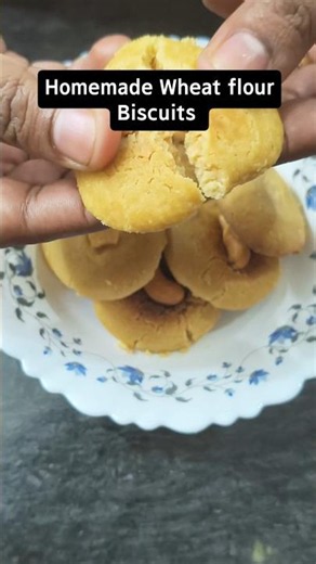 Day5: Homemade Wheat flour Biscuits|6days snack ideas for kids#biscuit#easyrecipes