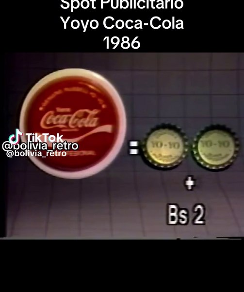 Yoyo Coca-Cola: Nostalgia de 1986 en Bolivia