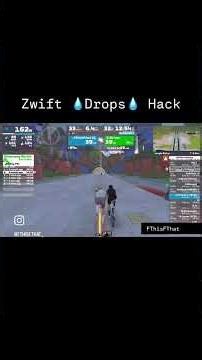 Zwift Drops Hack! #zwift #cycling #drops #hack