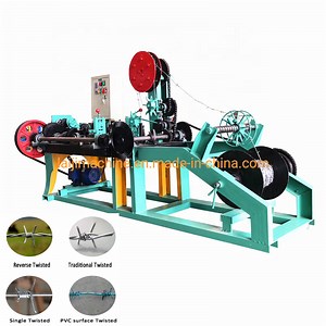 [Hot Item] Automatic Barbed Wire Machine with Low-Carbon Wire, Galvanized Wire, PVC Coated Wire