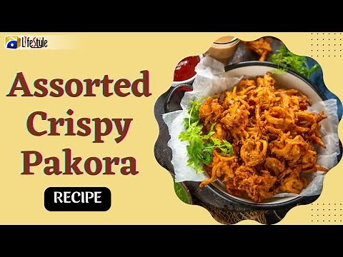 Crispy Pakora | Assorted Crispy Pakora Recipe | Easy To Make Pakora | #pakora #pakorarecipe #pakoda
