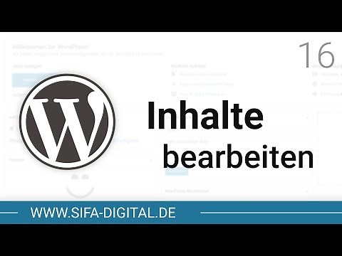 WordPress Grundkurs: Seiteninhalte bearbeiten (4K) #16 | SIFA Digital