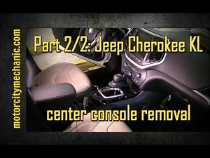 Part 2/2: 2014-2015 Jeep Cherokee center console