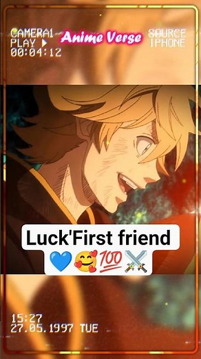 luck & magna friendship 💯🤝🥰 #blackclover #anime #animeedit