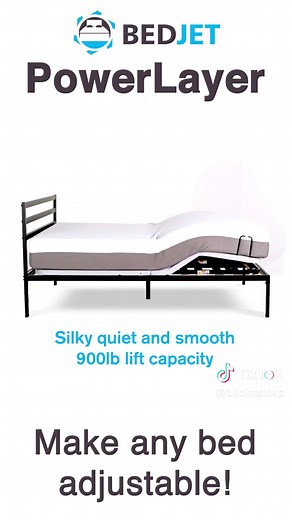 Transform any bed into an Adjustable Oasis with BedJet PowerLayer