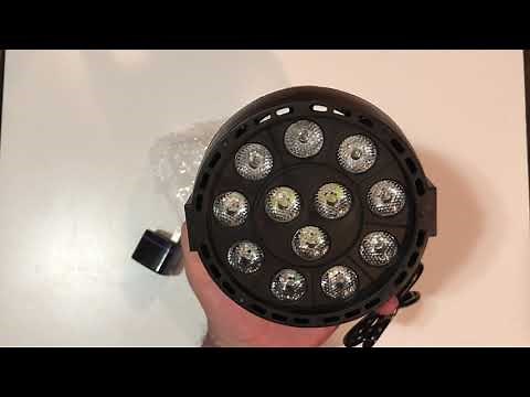 LED Mini Par Lights Unboxing and Reviewing
