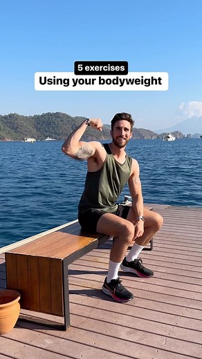 James Stirling - HOME WORKOUTS 💪🏻 on Instagram: "BODYWEIGHT WORKOUT 💪🏻 Here’s a no equipment workout to lift your heart rate and get you feeling great! Ready? Let’s go! 1️⃣ QUICK STEPS 2️⃣ STEP UPS (EACH SIDE) 3️⃣ CLIMBER 4️⃣ JUMPS 5️⃣ PUSH UPS ☑️ 40s work / 20s rest ☑️ 3-5 sets as a circuit Tag your workout buddy and let’s go! 💪🏻 #bodyweightworkout #bodyweighttraining #workoutideas #bodyweightfitness #hiitworkout #hiittraining"