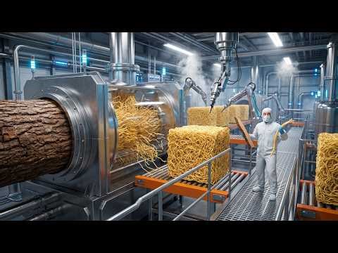 World's BIGGEST Noodle Factory Makes 50 MILLION Noodles Every Day!