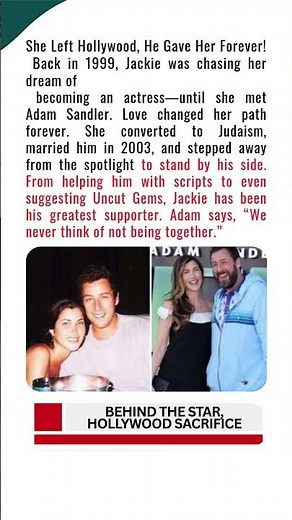 Adam Sandler’s Greatest Love Story – Why Jackie Gave Up Hollywood to Be by His Side