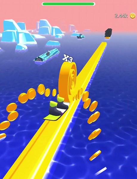 Spiral Roll 🔵🟡🟢 All Levels Gameplay Walkthrough Android, iOS