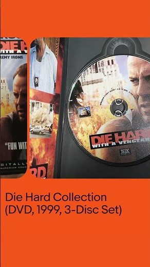 Die Hard Collection (DVD, 1999, 3-Disc Set)