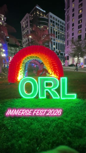 immerse fest took over downtown orlando with live performances, interactive art, music, and immersive installations spread across multiple city blocks. it turned the streets into a full creative experience, bringing together artists, performers, and the community for one unforgettable weekend!! #immersefest #downtownorlando #orlandoevents #orlandoartists