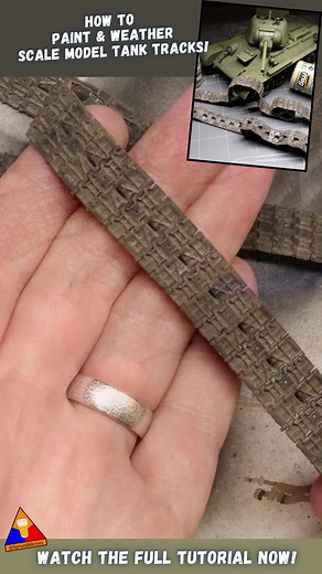 How to make the BEST Scale Model Tank Tracks! #tank #tanks #modeltok #135scale #wwii #ww2 #history #scalemodel #scalemodeling #plasticmodel