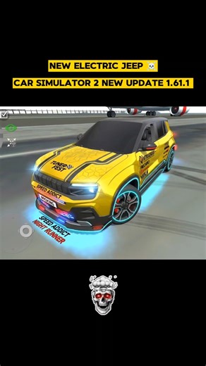 New Electric Jeep ☠️ | car simulator 2 new update 1.61.1 | #carsimulator2 #shorts