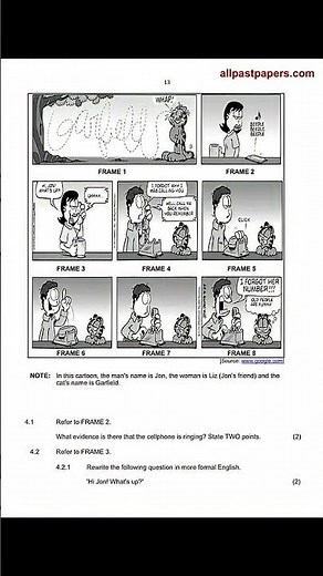 English FAL P1 Grade 12 English Notes (More at allpastpapers.com)