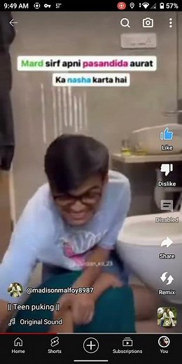 Girl Puking