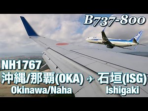 【全区間機窓】ANA 那覇 - 石垣 NH1767【Full flight view】