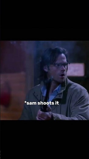 sam kills a hellhound | Supernatural S8EP14 #fyp #funny #viral #edit #samwinchester #shorts