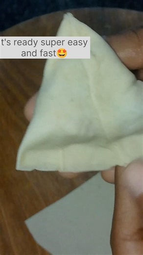 Perfect Samosa Fold 😍 | Easy Triangle Shape in Seconds