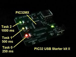 PIC32 FreeRTOS The First Task: Blink LED - step-to-step