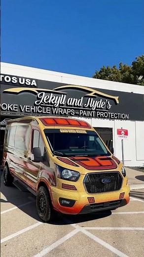 Full Custom Wrap on a Ford Transit Van! #carwrap