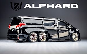 JDP改造多美卡 - 宽体豪华6轮丰田埃尔法 - Jakarta Diecast Project