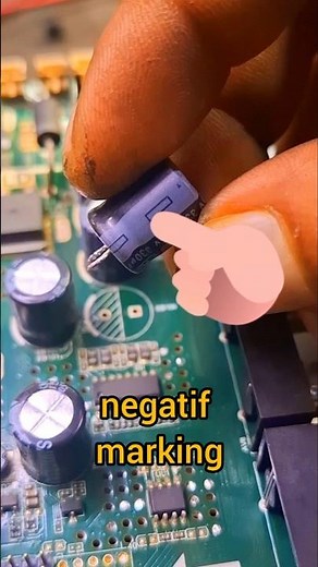 Install the capacitor correctly #electronics #ledtv