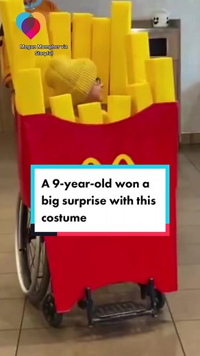 9-Year-Old's Wheelchair Costume Turns Into French Fries