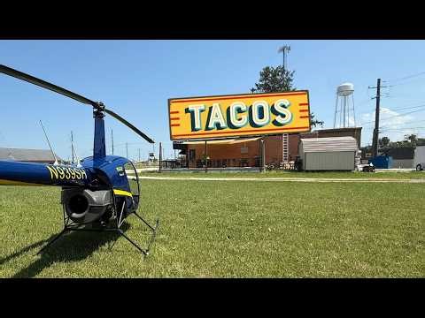 I landed my Helicopter to get Tacos!