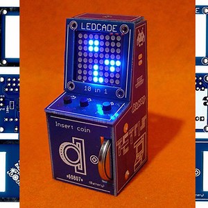 LedCade - µ arcade game cabinet - 8x8 LED matrix